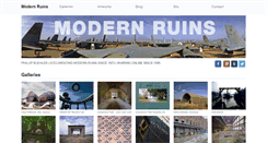 Desktop Screenshot of modern-ruins.com