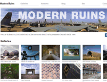 Tablet Screenshot of modern-ruins.com